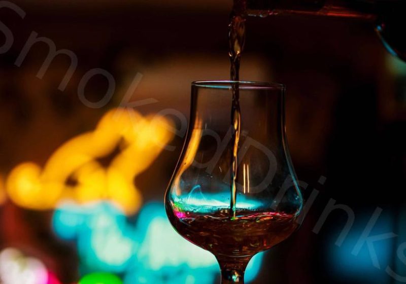 Glass of bourbon